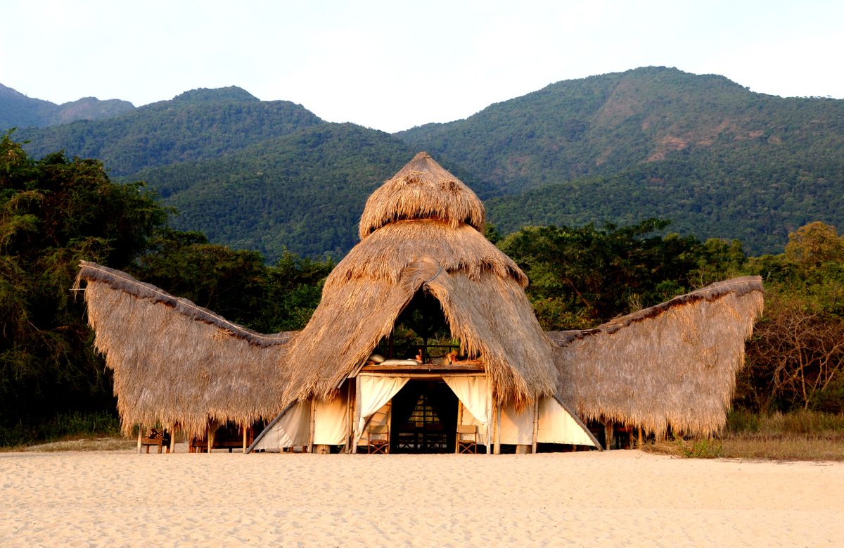 Main area. Greystroke Mahale, Mahale Mountains, Lake Tanganyika, Tanzania