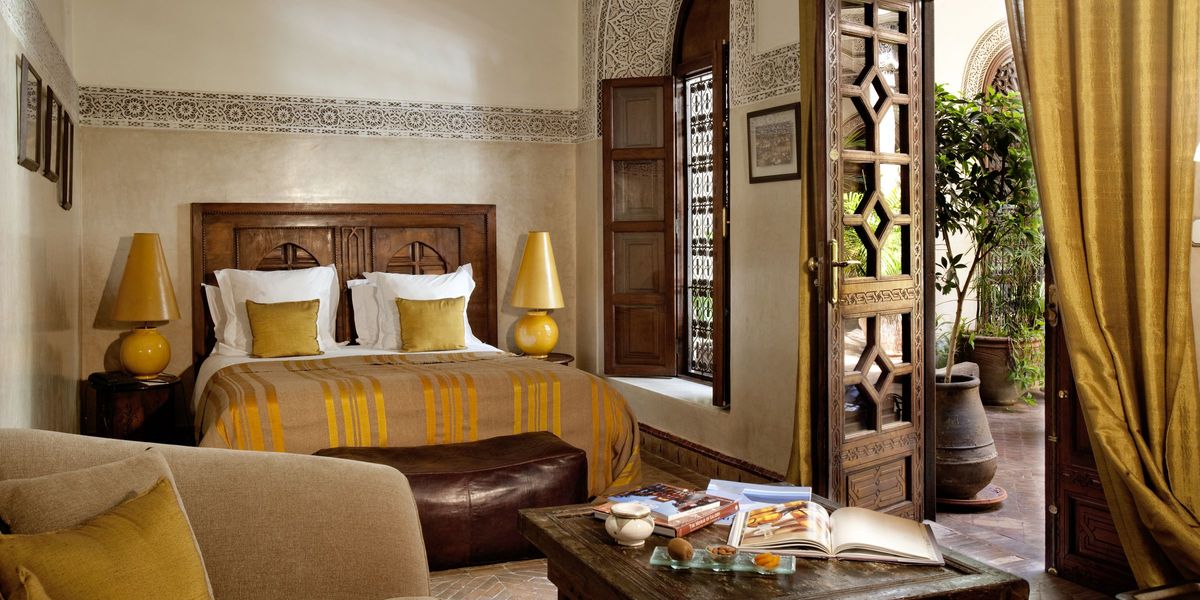 Delux Double bedroom- Villa des Orangers, Marrakech, Morocco
